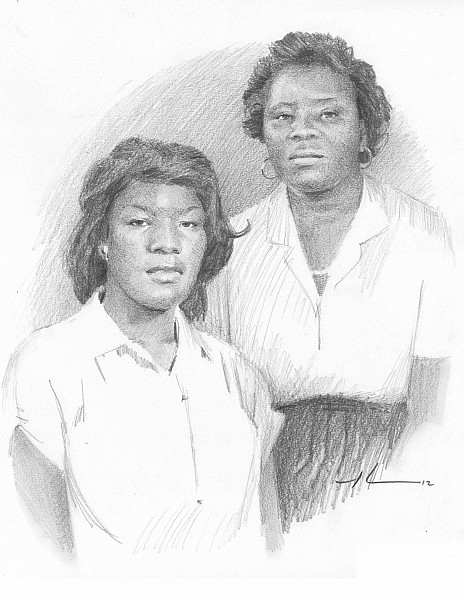 mother grandmother drawing mike theuer