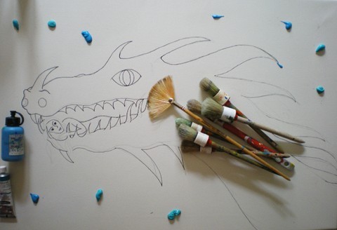 Making of Sulamiths Dragon03