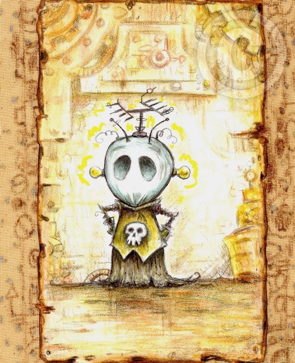 The Robot Boy - Pop art print by Pilar Agrelo