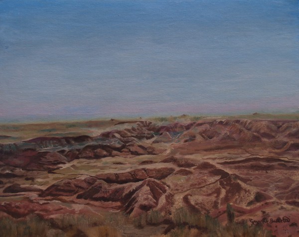 Painted dessert