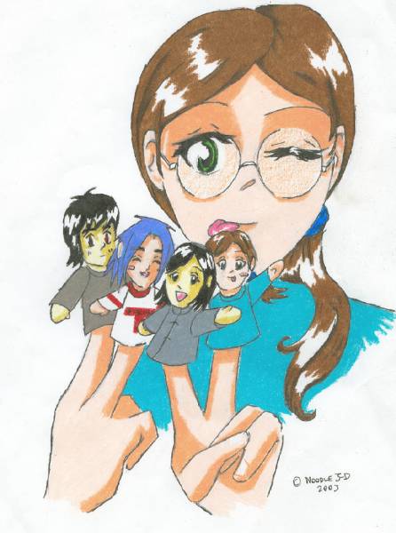 Finger Puppets in Colour