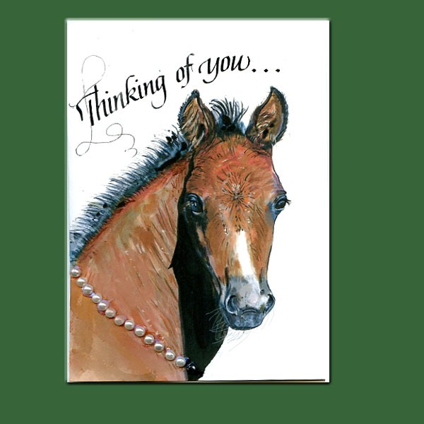 Horse Greeting Card