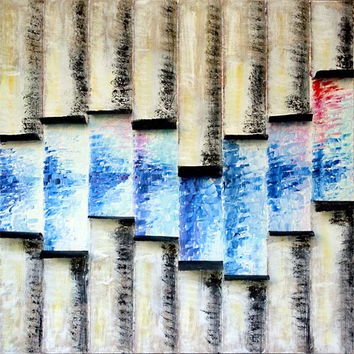 Revealed abstract blue