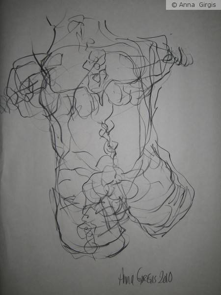 unfinished 1st layer drawing