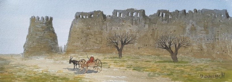 View of the city walls