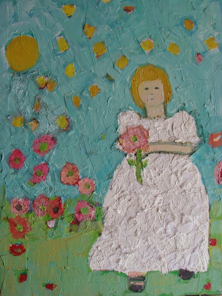 Girl with Flower