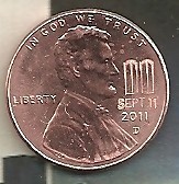 9/11 MEMORIAL LINCOLN CENT