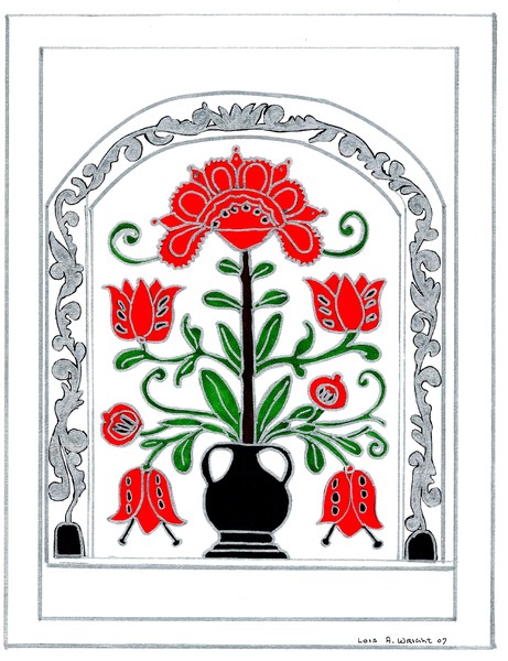 stained glass style
