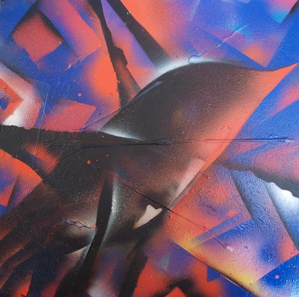abstract sprayart 10 - A bird or ?