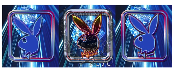 Playboy Logo Digital Art Collage