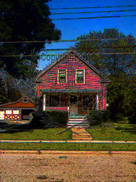 Multi color single family home