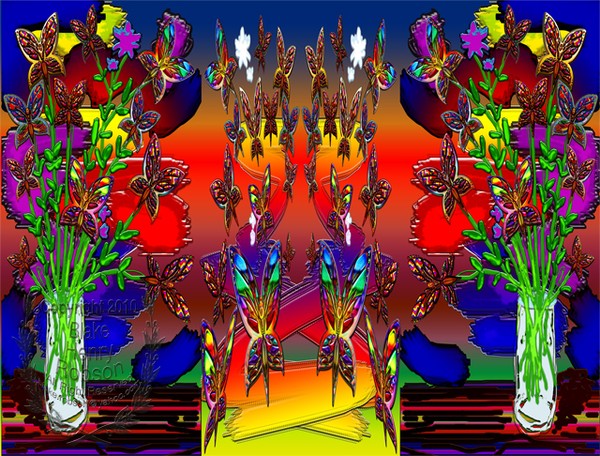 Butterfly Woman Flying II