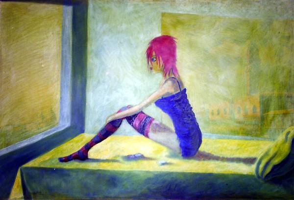 in the mourning
