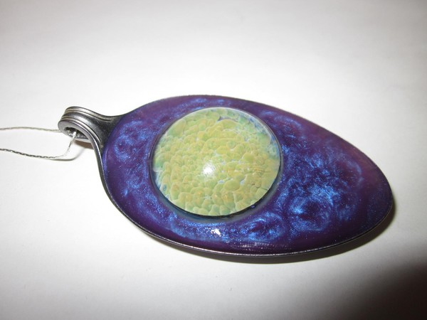 Antique Spoon Blown Glass Miss me when Im gone