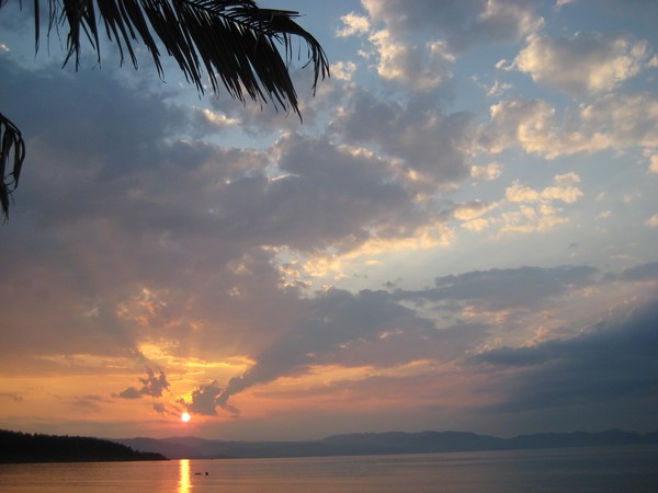 sunset Chalkidiki Greece
