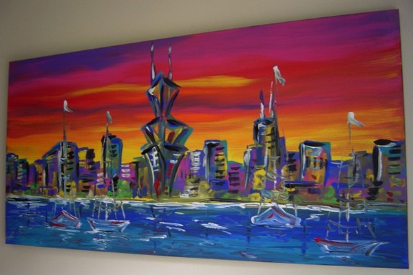 Original painting by Eugenia Abramson