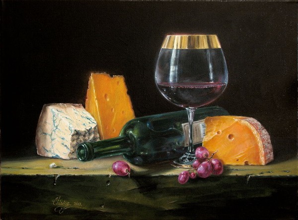 Wine and cheese