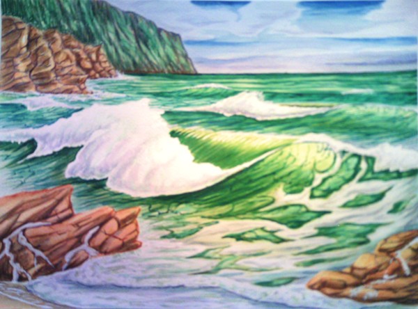 emerald waves