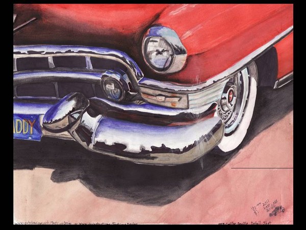 1953 Cadillac Fleetwood Grille Close Up