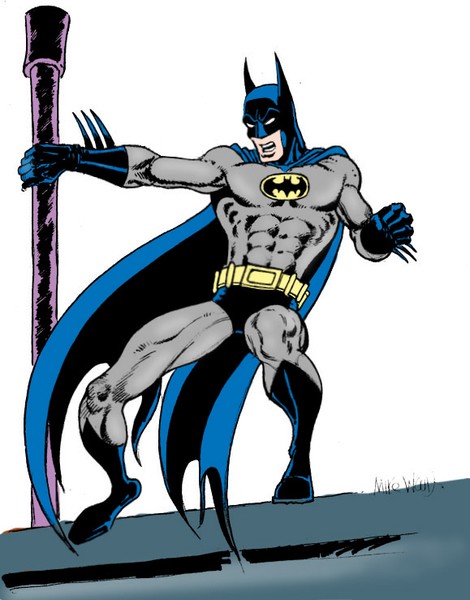 Batman on roof