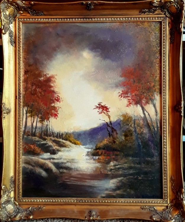 Catskill Mt. Stream, Moody Afternoon