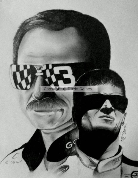 Dale Earnhardt and Jr
