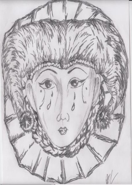 clown doll face