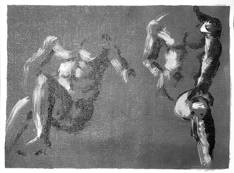 Malcolm Torsos Painting 1