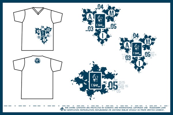 tee shirt blue