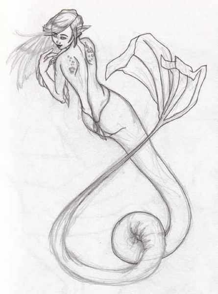 Mermaid in tail 