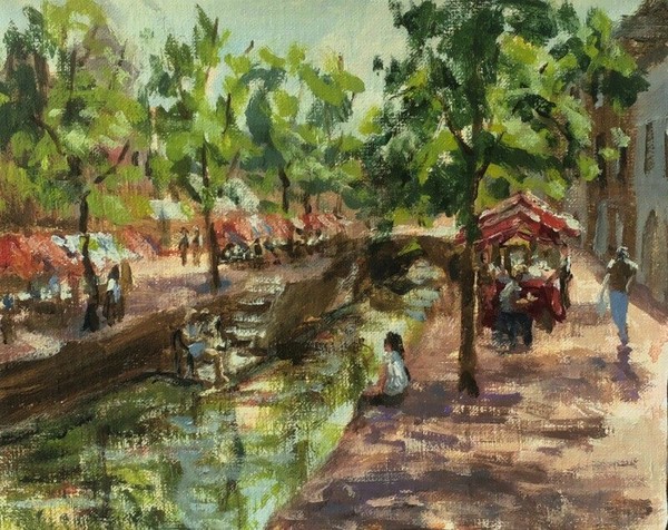 Market in Delft