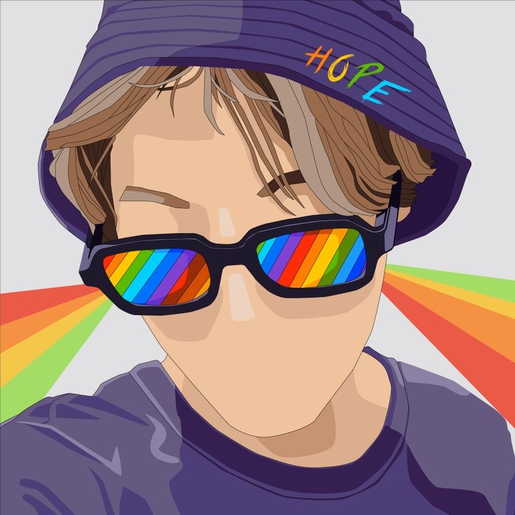 - rainbow gaze -