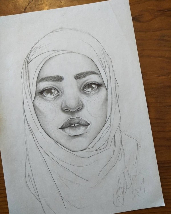 Drew her a while ago and just touched her up a little bit Id love to redraw this lady some day Graph