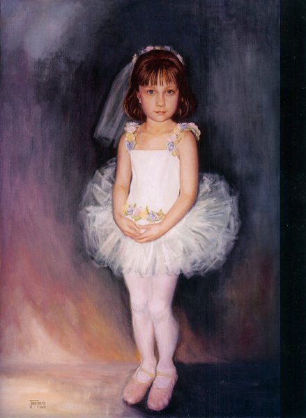 Hannah's Debut  24x36 oil on canvas