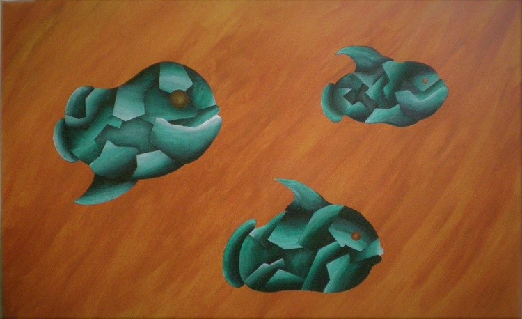 Peces en aguas fecales,