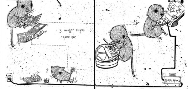 Three Monkey Sisters - pgs 1 & 2