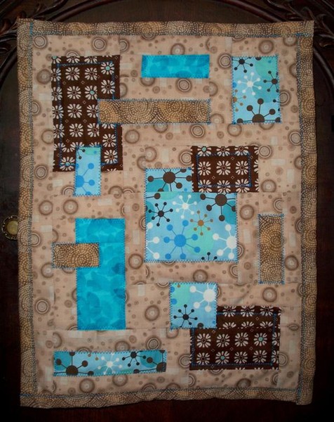90 Degrees Doll Quilt