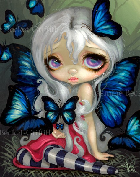 Butterfly Fairies I: Blue Morpho by Jasmine Becket-Griffith | ArtWanted.com