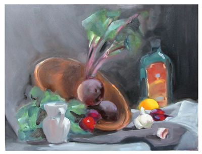 Still Life With Beet Greens