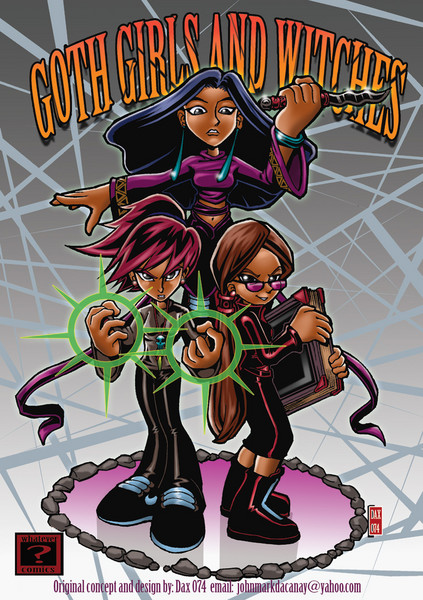goth girls and witches cover concept 2