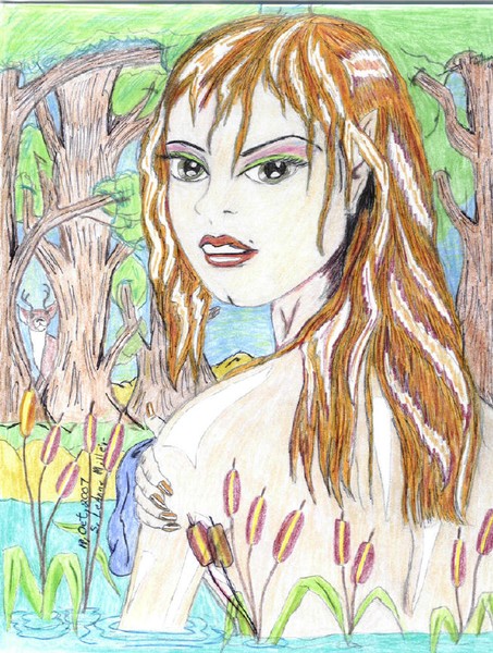 Roze-elle Caught among the Rushes