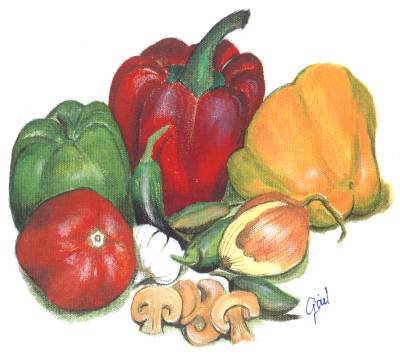 Pepper portrait