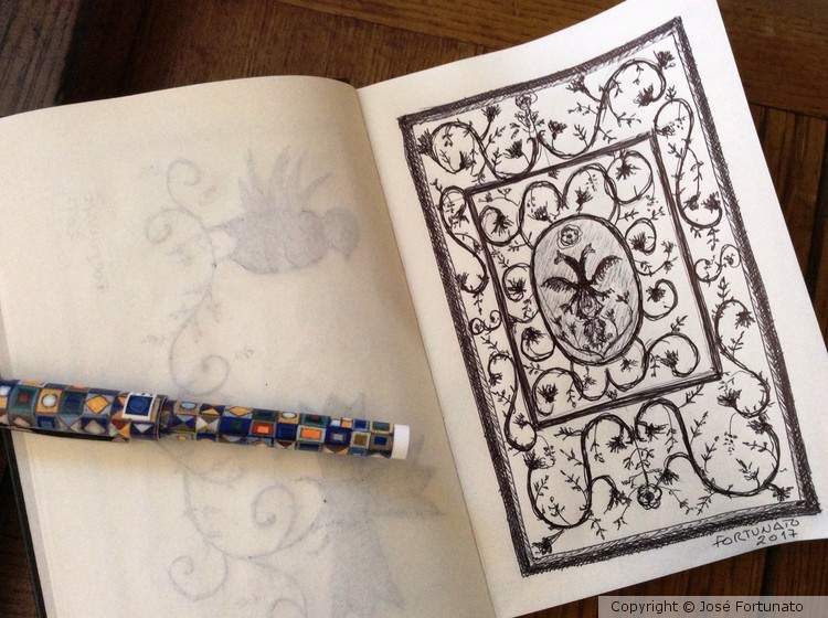 Sketch de colchas de Castelo Branco