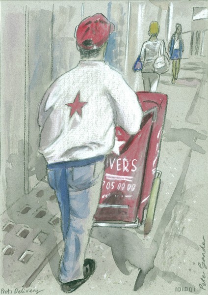 Pret delivery man