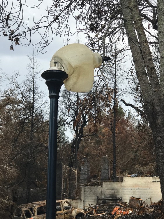 Aftermath of Tubbs Fire