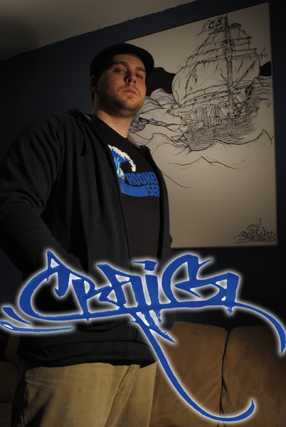 Craig with boat canvas and hs