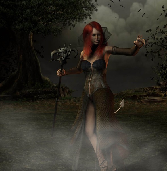 Morganog Demon Witch