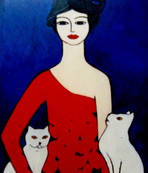 Catwoman with cathat....