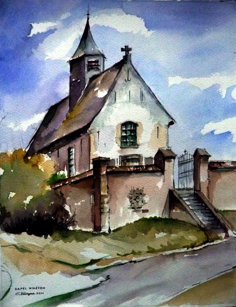 Chappel in Wijlen (Flanders-plein air)