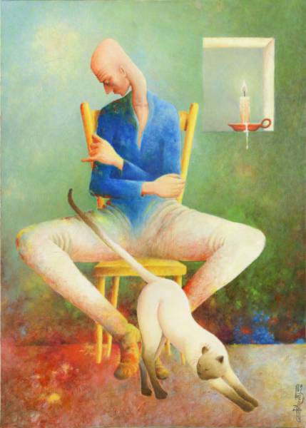 Man sitting